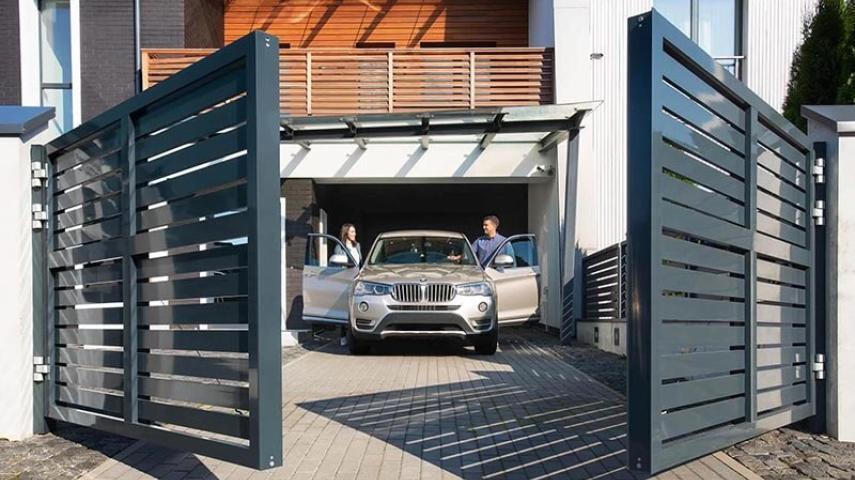 распашные ворота в Апшеронске