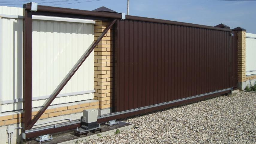 ворота из профлиста в Апшеронске